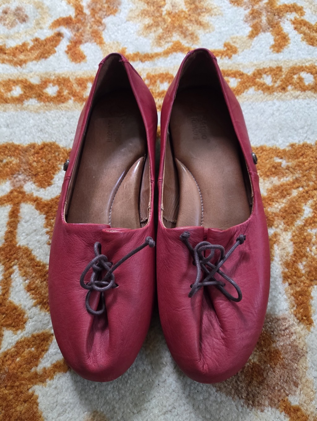 Sergio Tomani Red Ballet Loafer 40